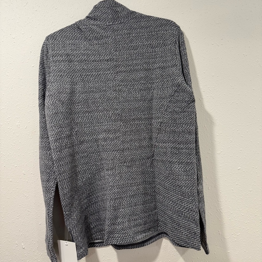 Lululemon Athletica Ready to Rulu Gray Patterned Turtleneck - Picture 3 of 5